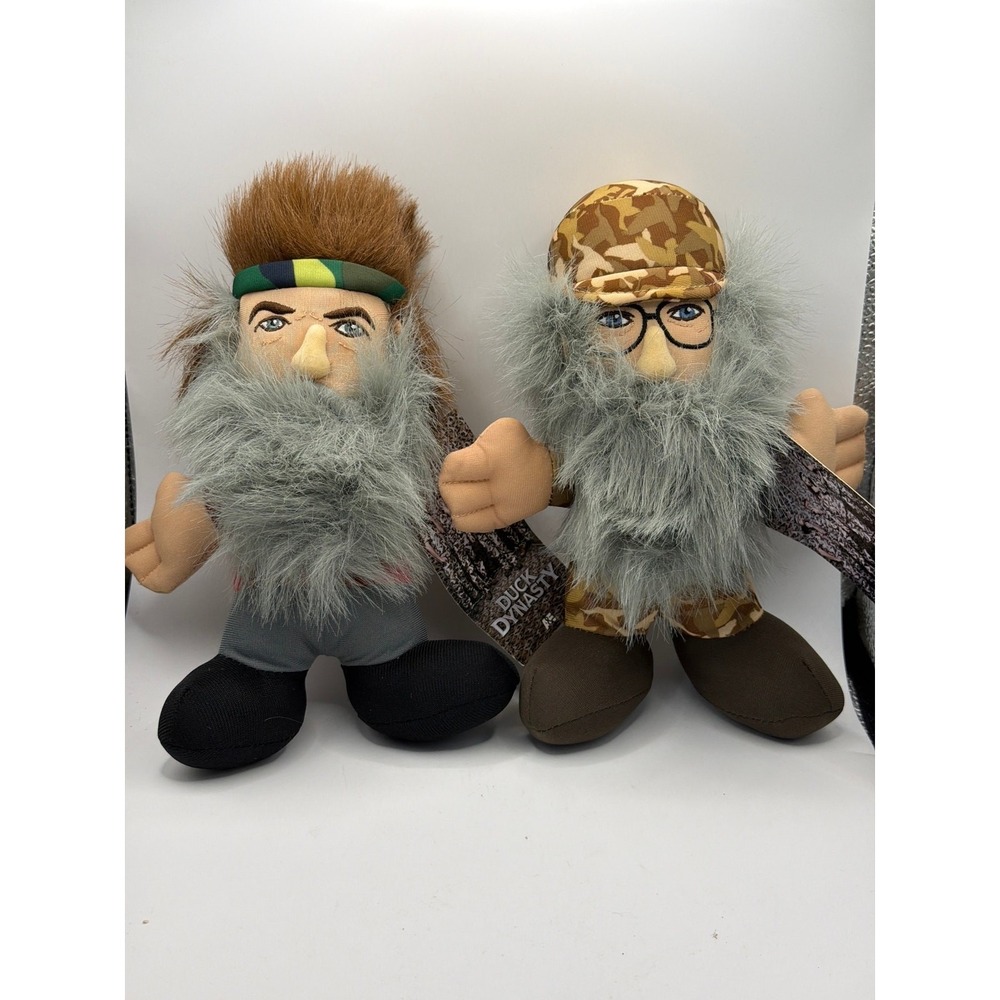 New Duck dynasty Uncle Si Robertson & Phil Robertson 2013 AE Plush Dolls